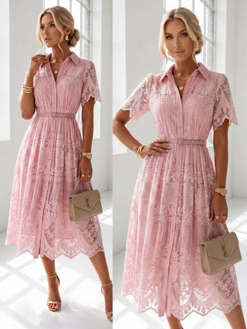 Lanty dress rose -W53846