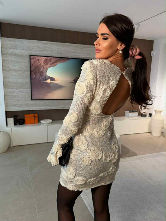 Essence dress beige - JR1261-6