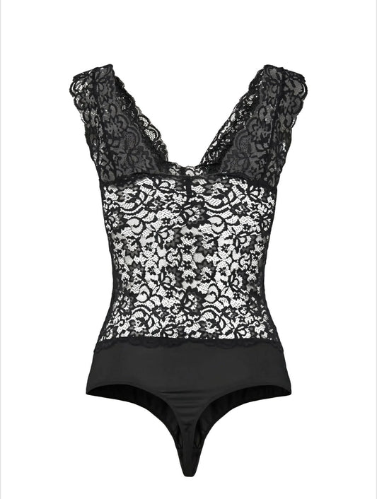 PCLINA LACE TANK BODYSTOCKING NOOS