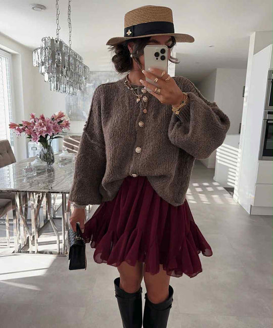 Resam skirt bordeaux