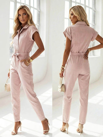Wennie jumpsuit rose - C11076