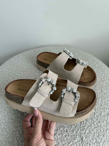 Kleo slippers beige - 3885