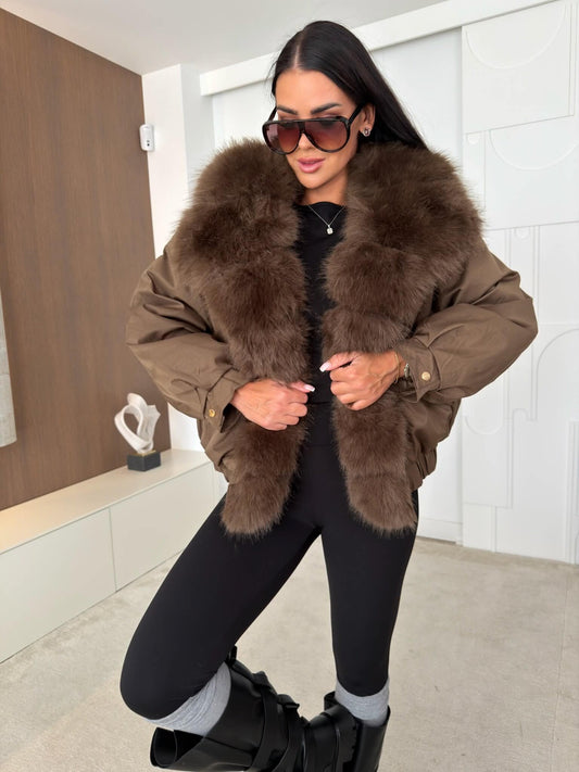 Chemina jacket khaki - 202329
