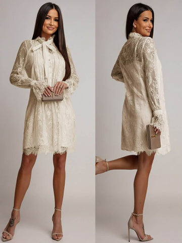 Alvirra dress beige   - 10229