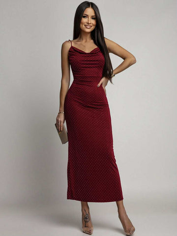 Sigrid dress Bordeaux  - 61911