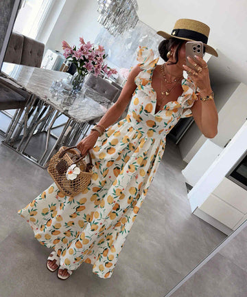 Semila dress lemon - R10753