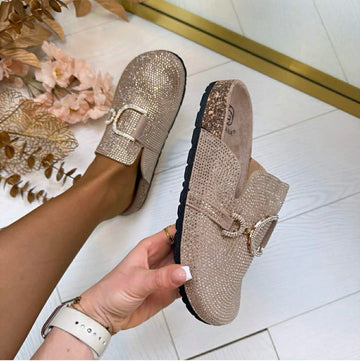 Xemmin simili slippers khaki - BJ746