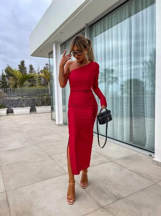 Mitzi dress red - B9061 34567 34567 556