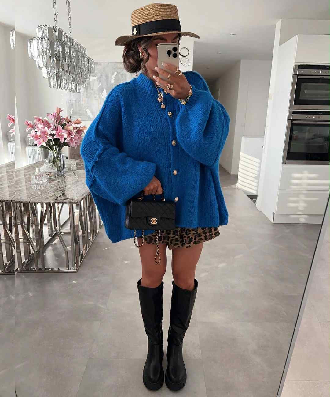 Elifa sweat royale blue