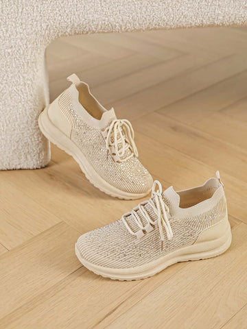 Salline simili sneakers beige - AA313