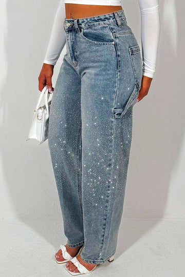 Seesee Premium ninjana diamond jeans blue