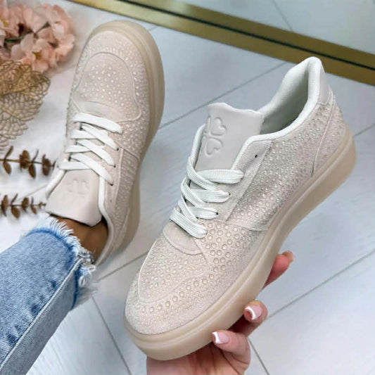 Dianah sneakers beige    - 9173