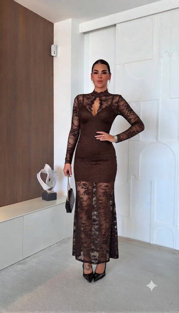 Cellia dress choko  - 26671