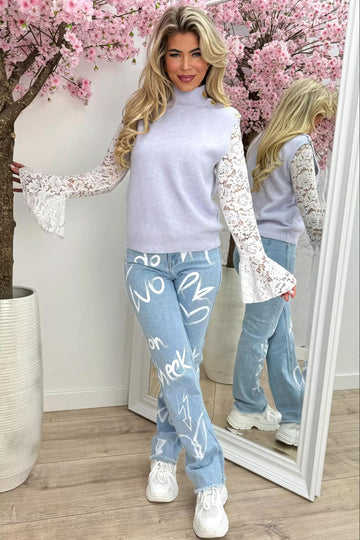 Redial mixie pants white- RD2887