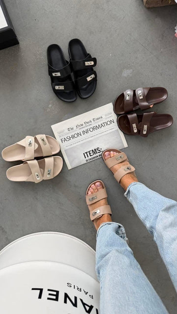 Mesina slippers Beige - TL8-189