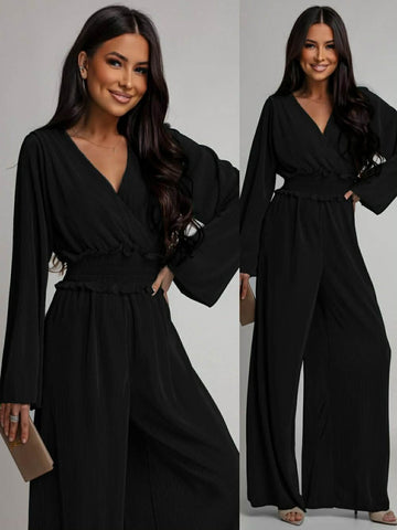 Natalia jumpsuit Black - ZP1269