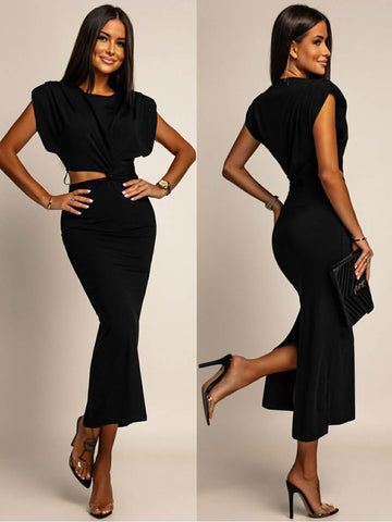 Viasa dress Black - C42719
