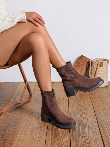 Mystar boots Brown  - Y2319