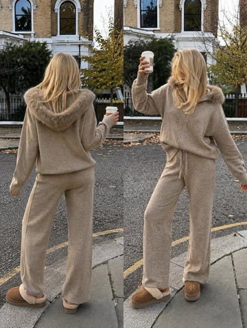 Yara sweat sæt taupe  - TU699AB