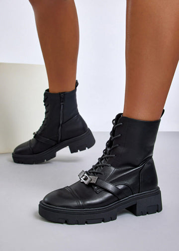 Minaja Boots Black 12345 LH152 556