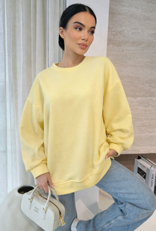Rossie sweat yellow