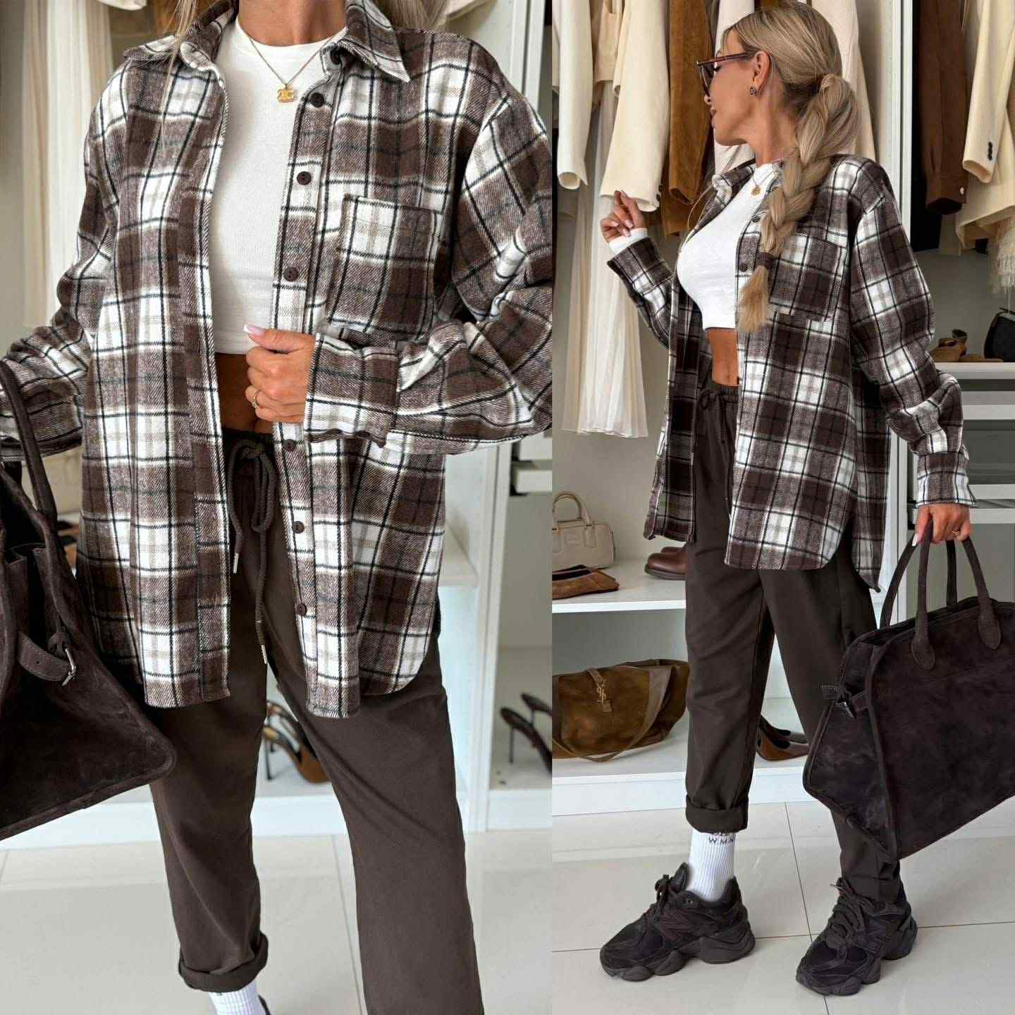 Mariza shirt Brown - A20152
