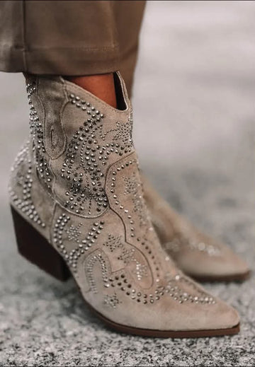 Novia boots khaki - 9676