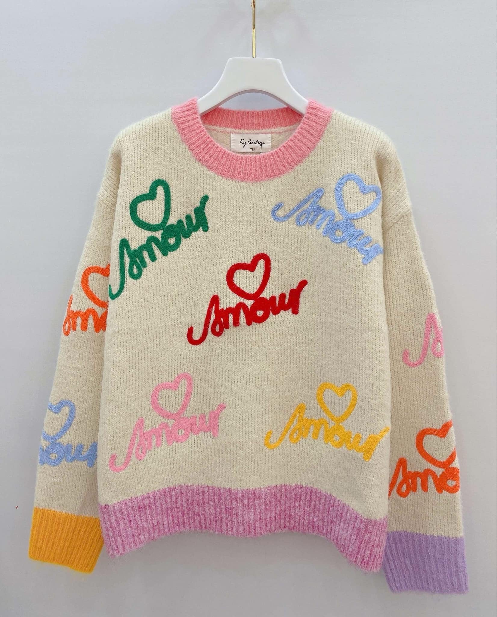 Amour knit multi