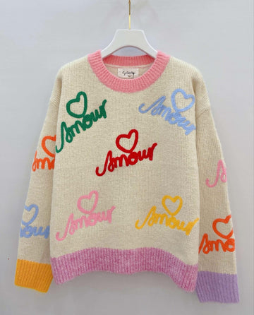 Amour knit multi