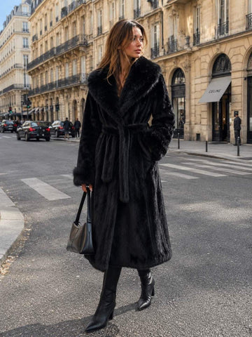 Inka trenchcoat Black - 10215