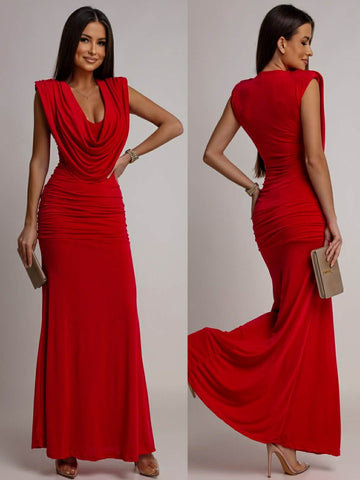 Atmos dress red  - C-45610