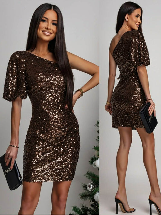 Kiwi dress Brown  - PS9321S