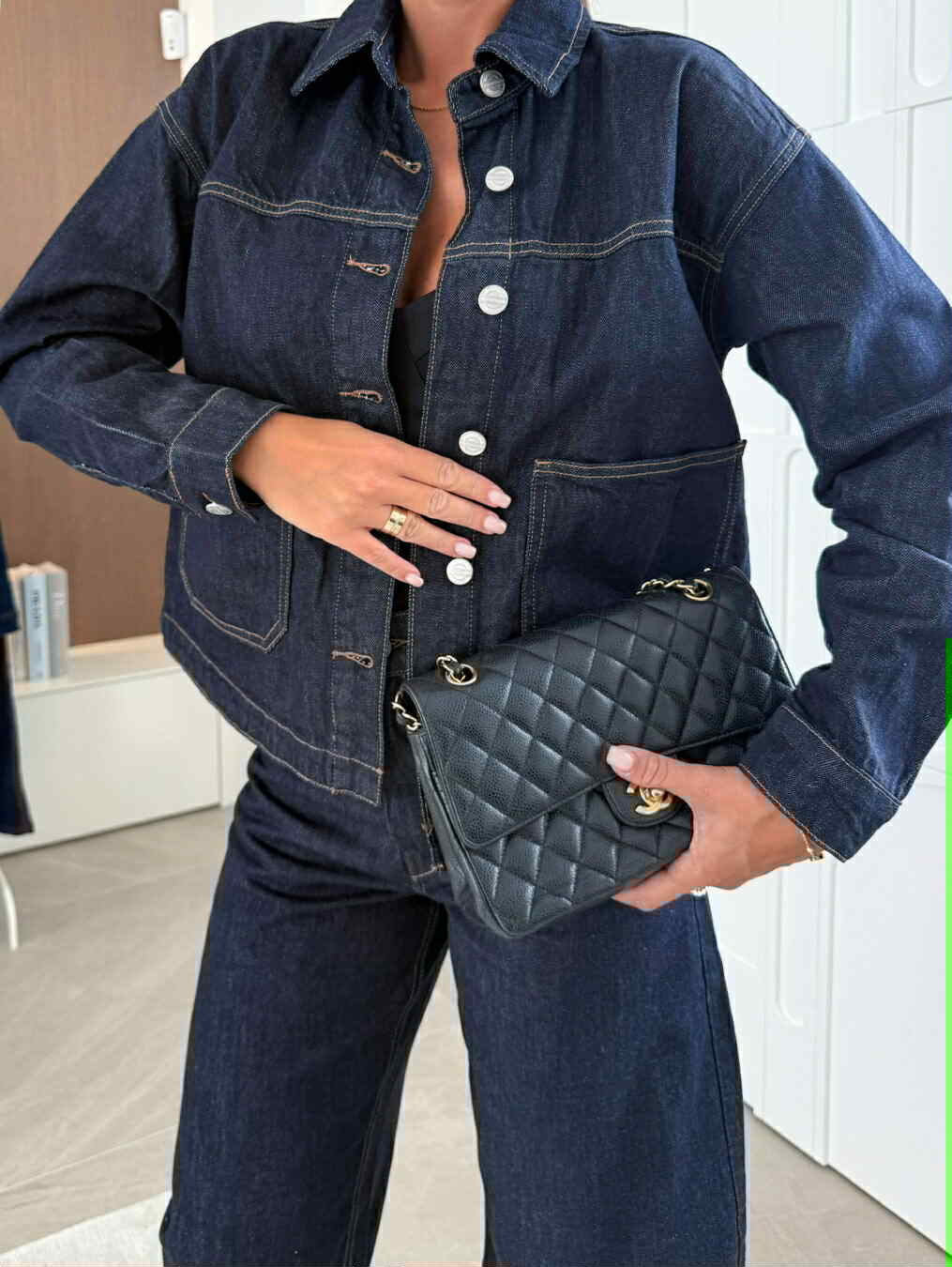 Mikaela denim jacket blue - W3835