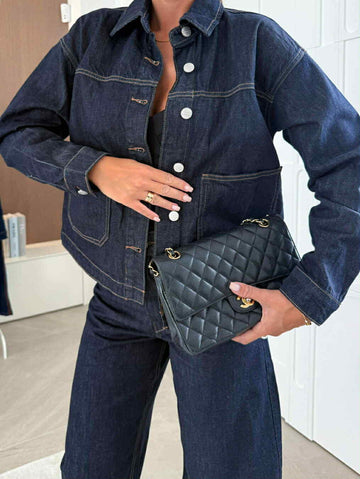 Mikaela denim jacket blue - W3835