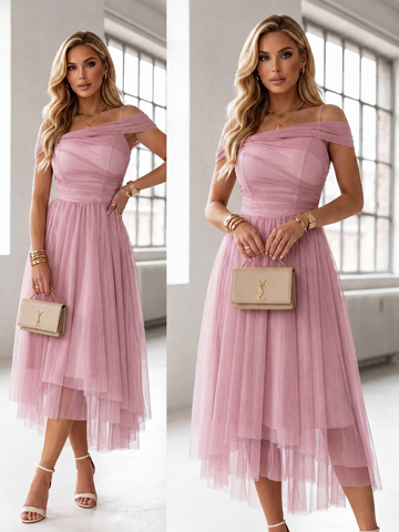 Molka dress Dark pink     - 23378 WWZ