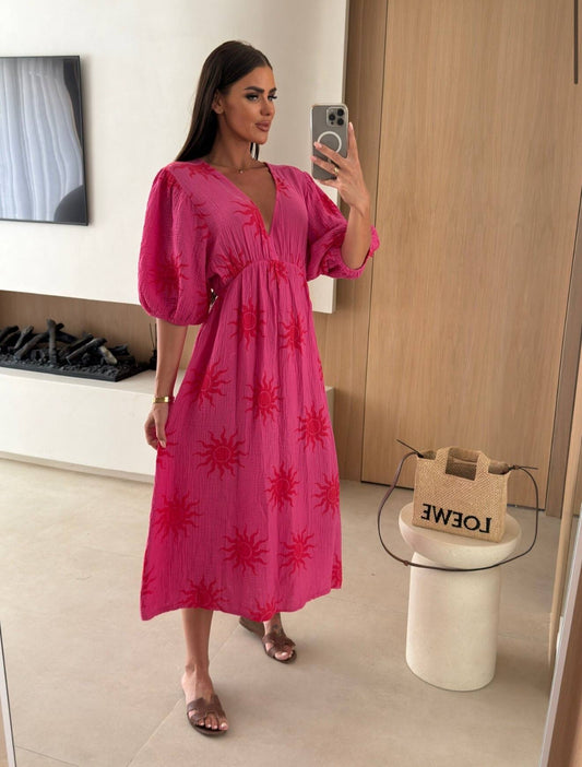 Sunny dress pink - 8372