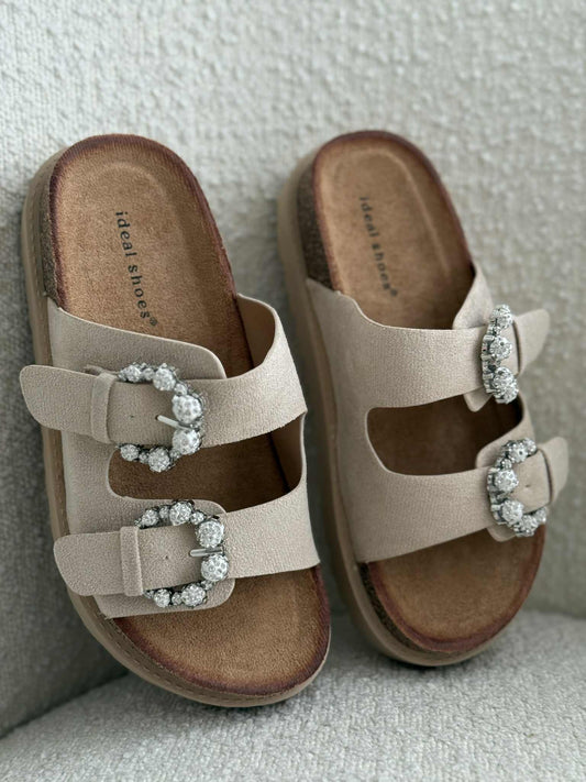 Kleo slippers beige - 3885