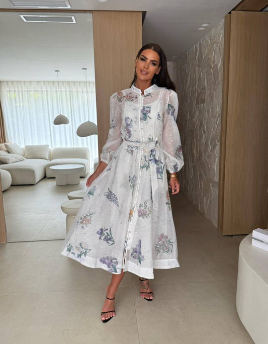 Cleola lux dress Flower - R8069