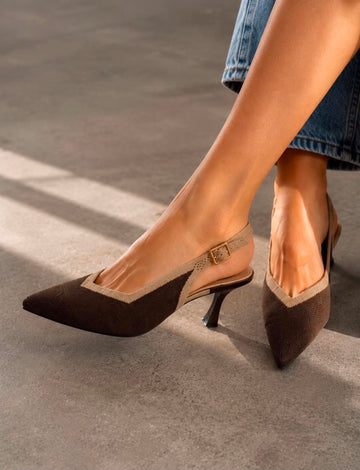 Tasla Slingback Brown  - MM26