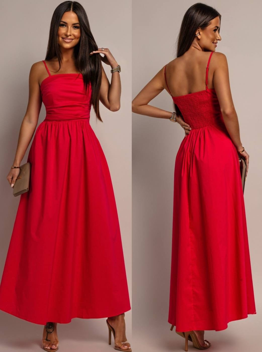 Maldia dress red   - ps9220