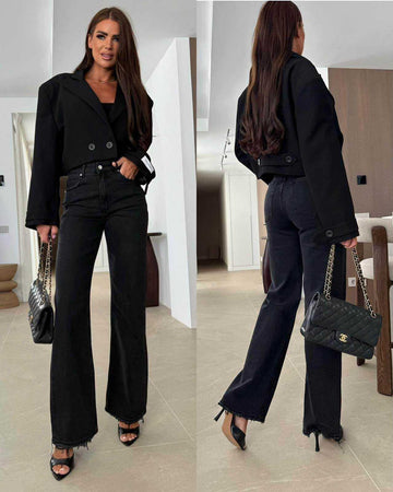 Luck Black jeans - W3392