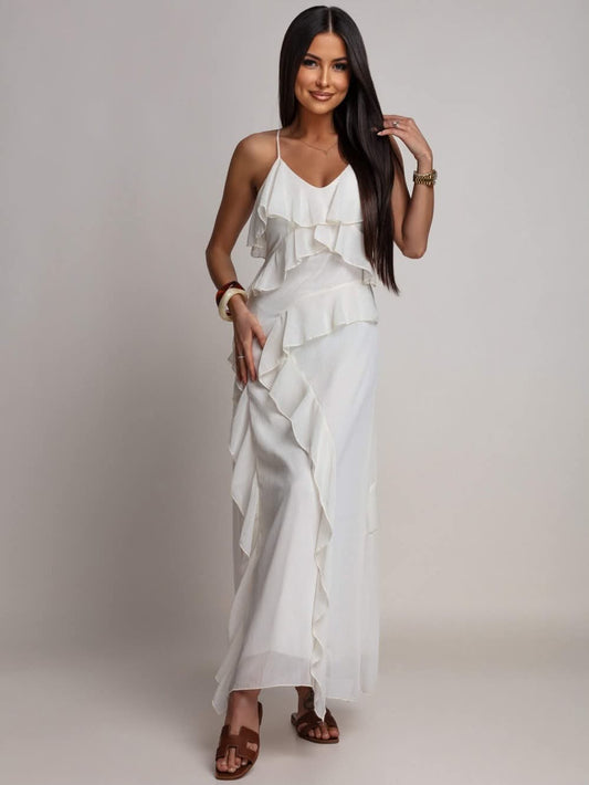Becca dress White  - WZ20586