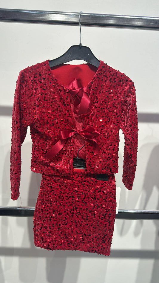 Melany kids 2-pieces red  - 112233