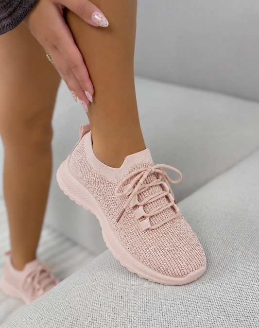 Salline simili sneakers pink - AA313
