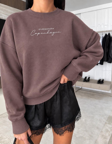 Copenhagen Sweat choko  - E-00362-11