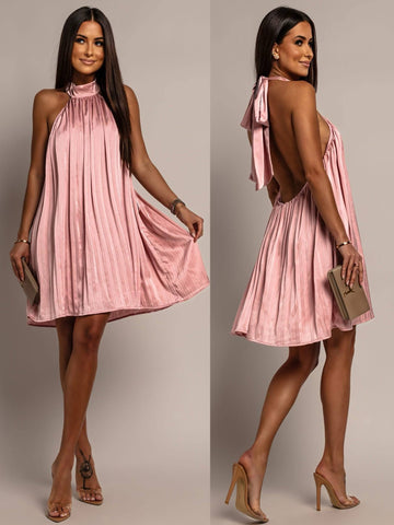Linalu dress rosa    -L1767