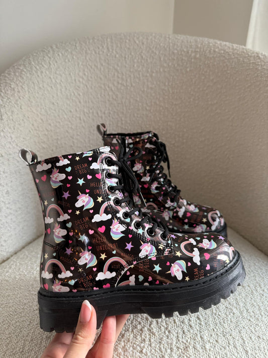 KIDS - Rock Unicorn boots blacke 714