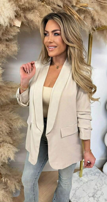 Drake blazer light beige