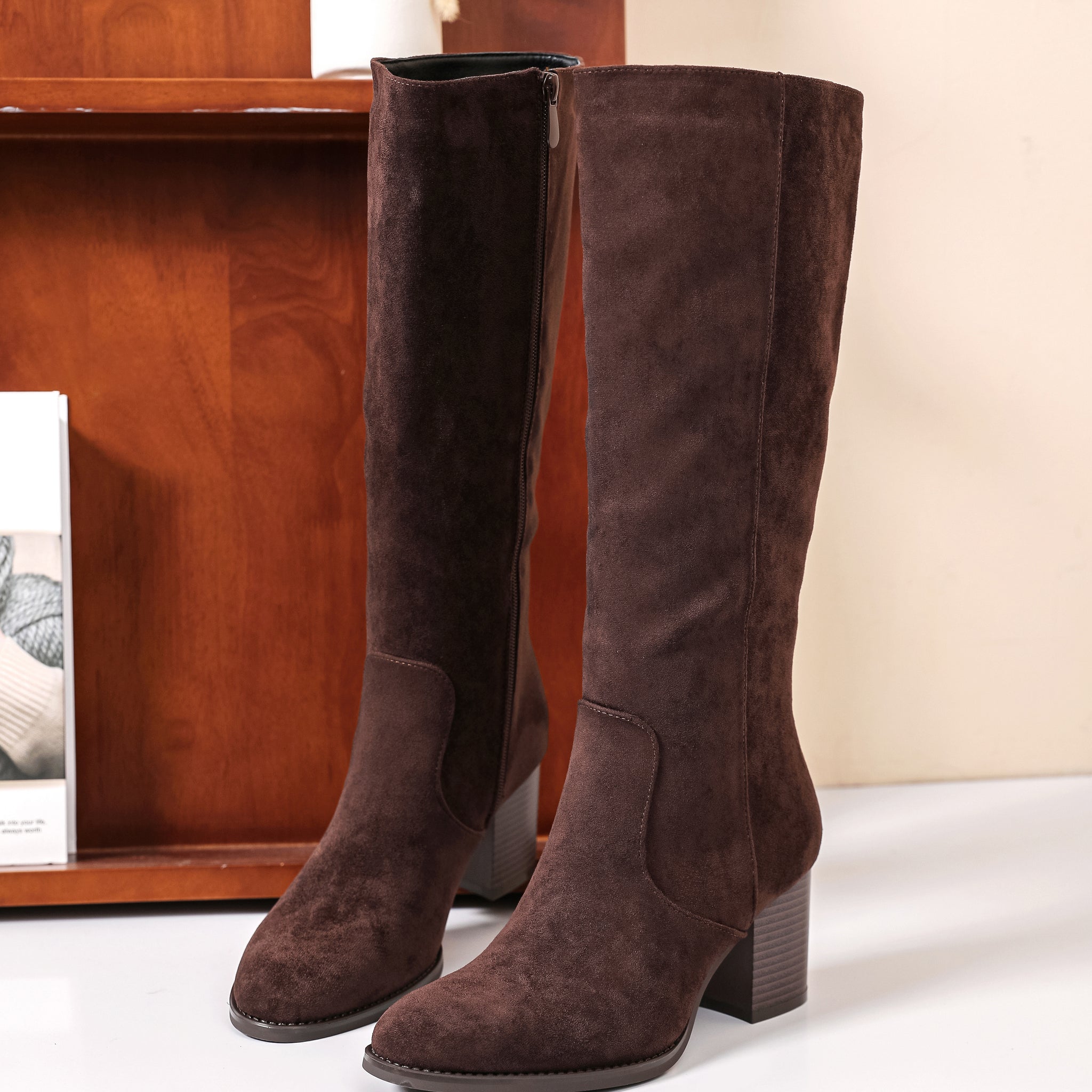 Sixty long boots Brown -JW236