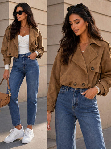Delvis jacket Camel - CV2210